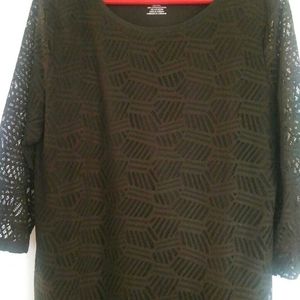Van Heusen Green Long Sleeve Top XL